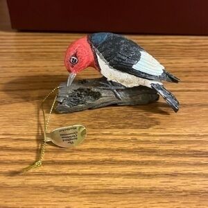 The Danbury mint Christmas ornament - woodpecker